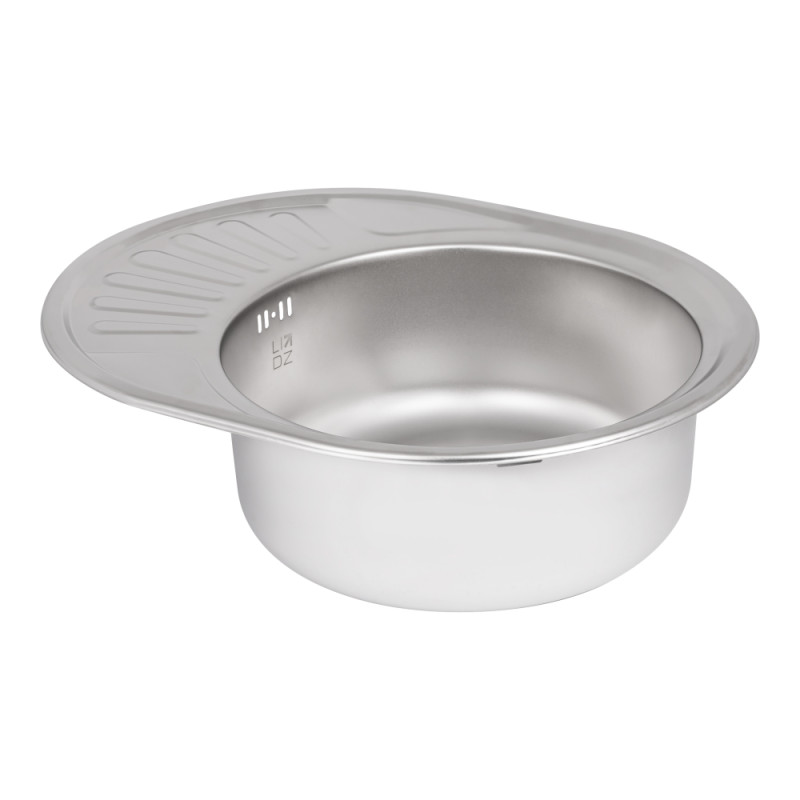 Lidz Кухонна мийка 5745 0,8 мм Satin (LIDZ5745SAT08)