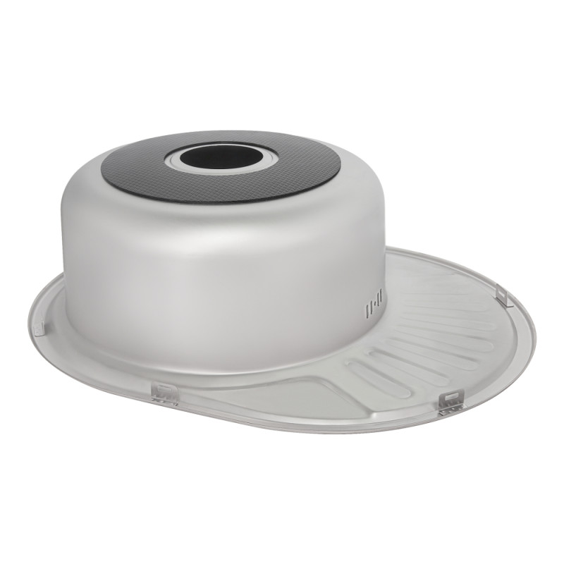 Lidz Кухонна мийка 5745 0,8 мм Satin (LIDZ5745SAT08)