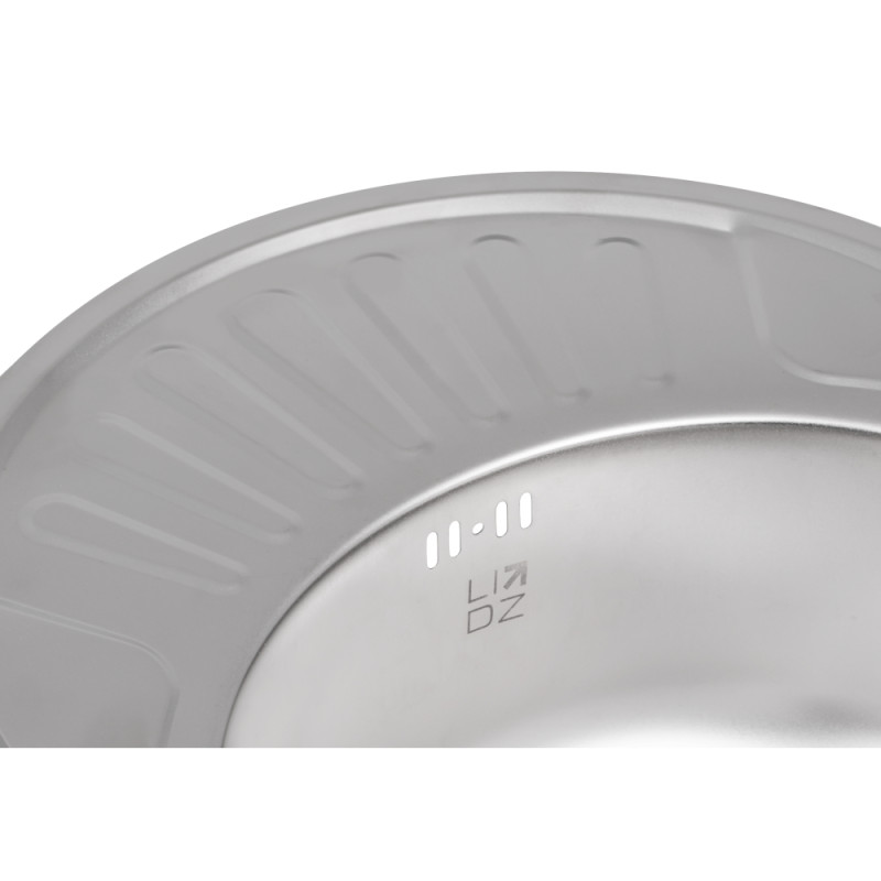 Lidz Кухонна мийка 5745 0,8 мм Satin (LIDZ5745SAT08)