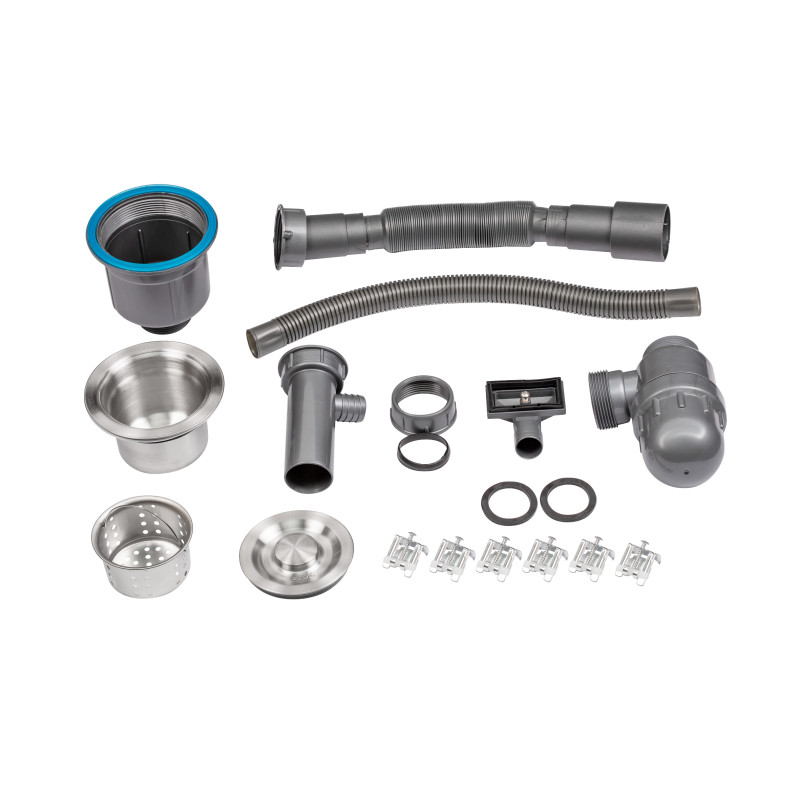 Lidz Мийка для кухні інтегрована Handmade H6050 (LDH6050BRU35371) Brushed Steel 3,0/0,8 мм