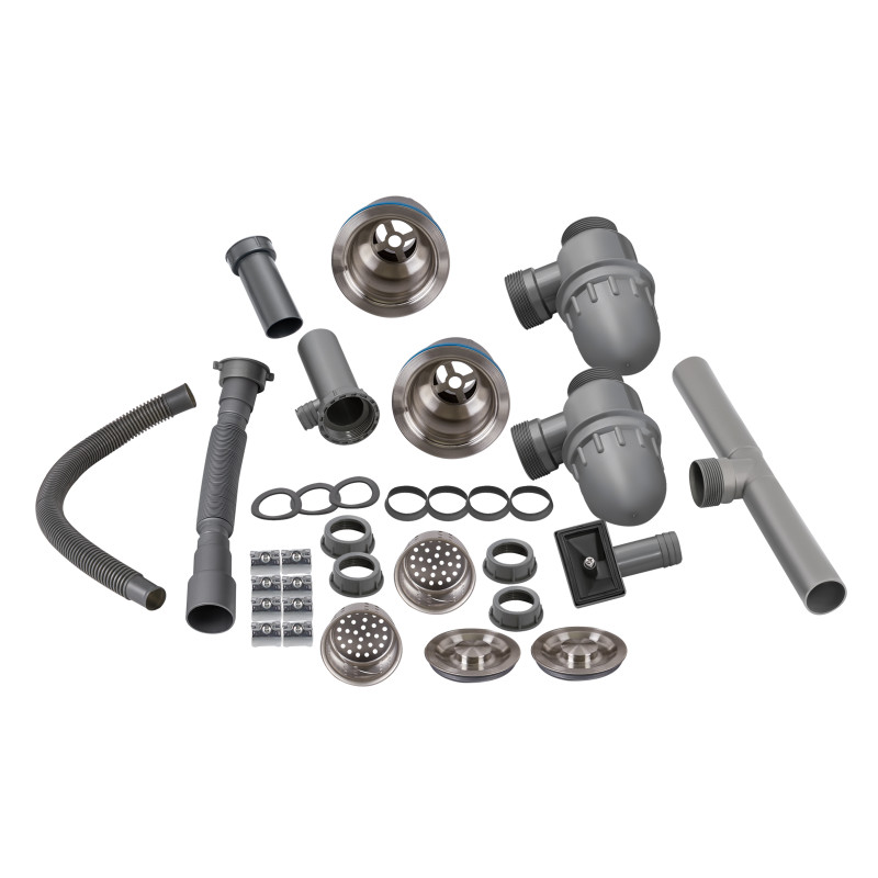 Lidz Мийка для кухні з двома чашами інтегрована Handmade H7843 (LDH7843BRU35387) Brushed Steel 3,0/0,8 мм