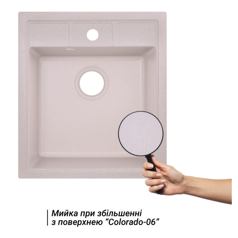 Lidz Кухонна мийка 460х515/200 COL-06 (LIDZCOL06460515200)