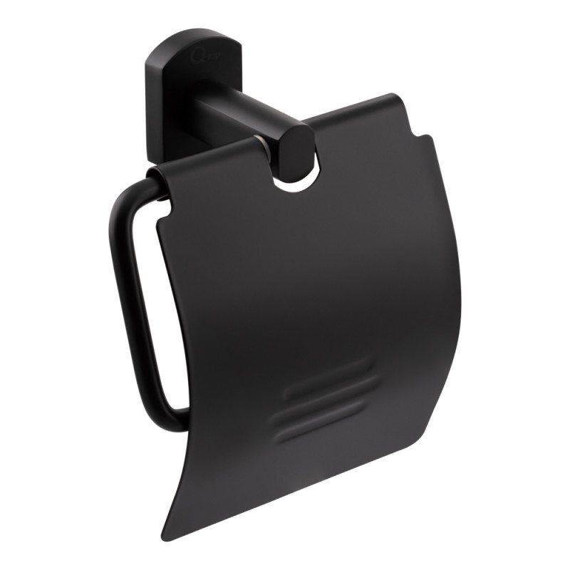 Qtap Тримач для туалетного паперу Liberty QTLIBBLM1151 Black