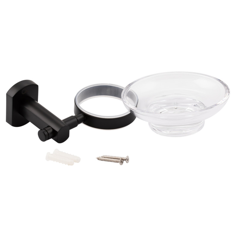 Qtap Мильниця Liberty настінна QTLIBBLM1159 Black