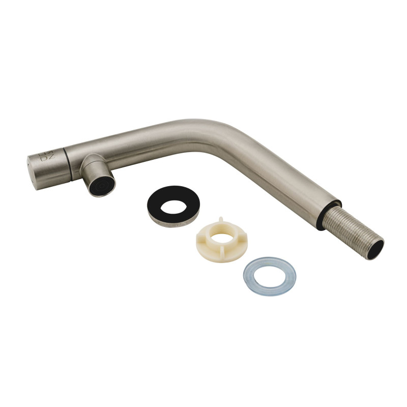 Lidz Монокран для кухні Mono 269F з нерухомим виливом LDMON269FNKS34928 Nickel