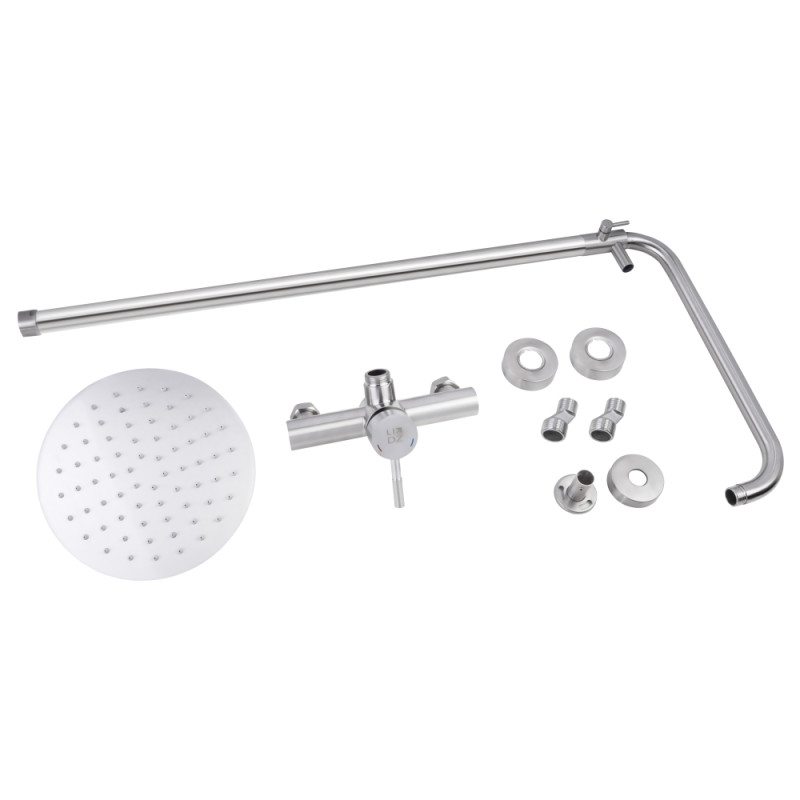 Lidz Душова система для кабіни Aria 1010 на одного споживача (k35) LDARI1010NKS34934 Nickel