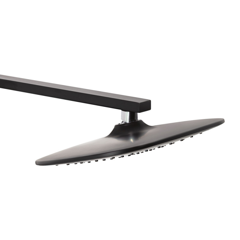 Lidz Душова система універсальна Kubis 1030 на три споживача (з виливом) (k35) LDKUB1030BLA35724 Black