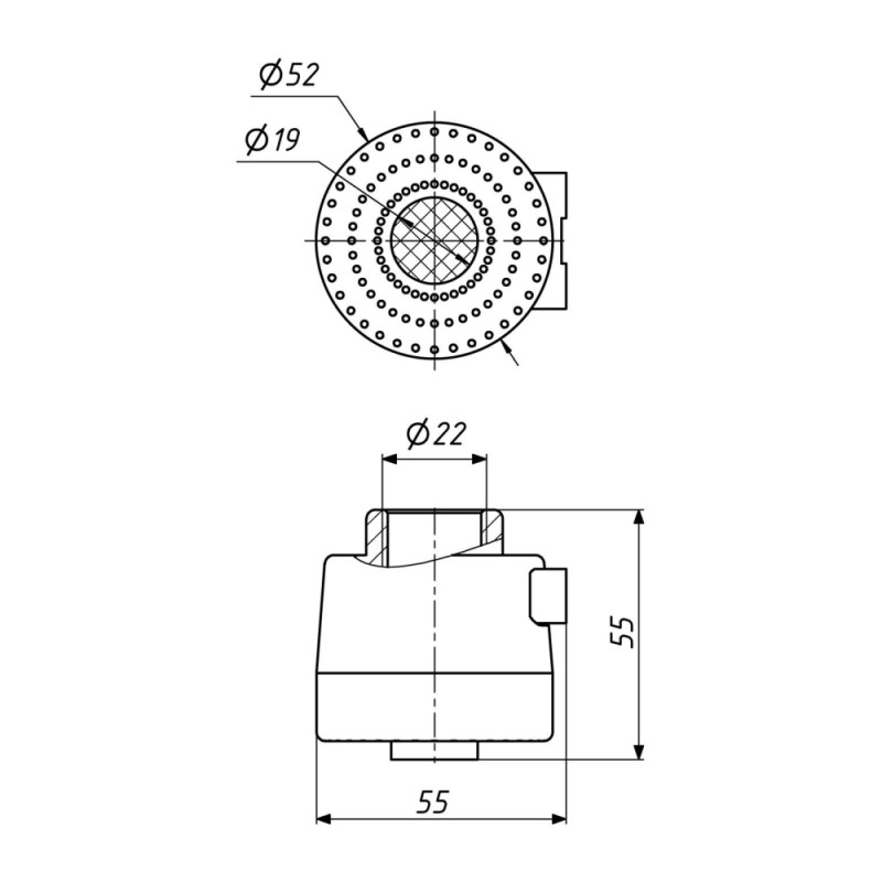 Lidz Аератор для змішувача Repair 02500 зовнішній LDREP02500CRM35463 Chrome