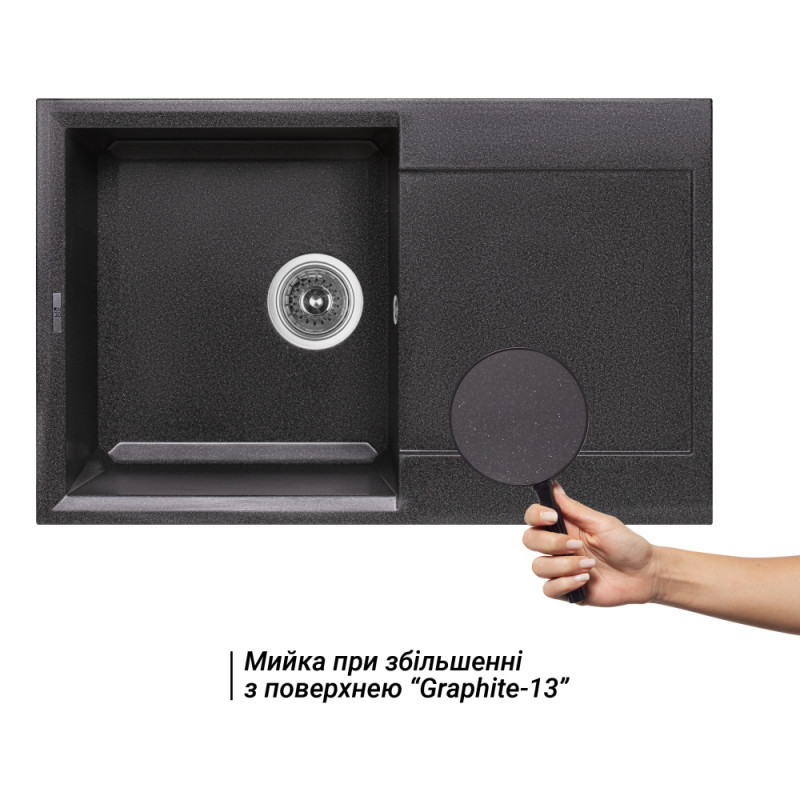 Lidz Кухонна мийка 790x495/230 GRF-13 (LIDZGRF13790495230)