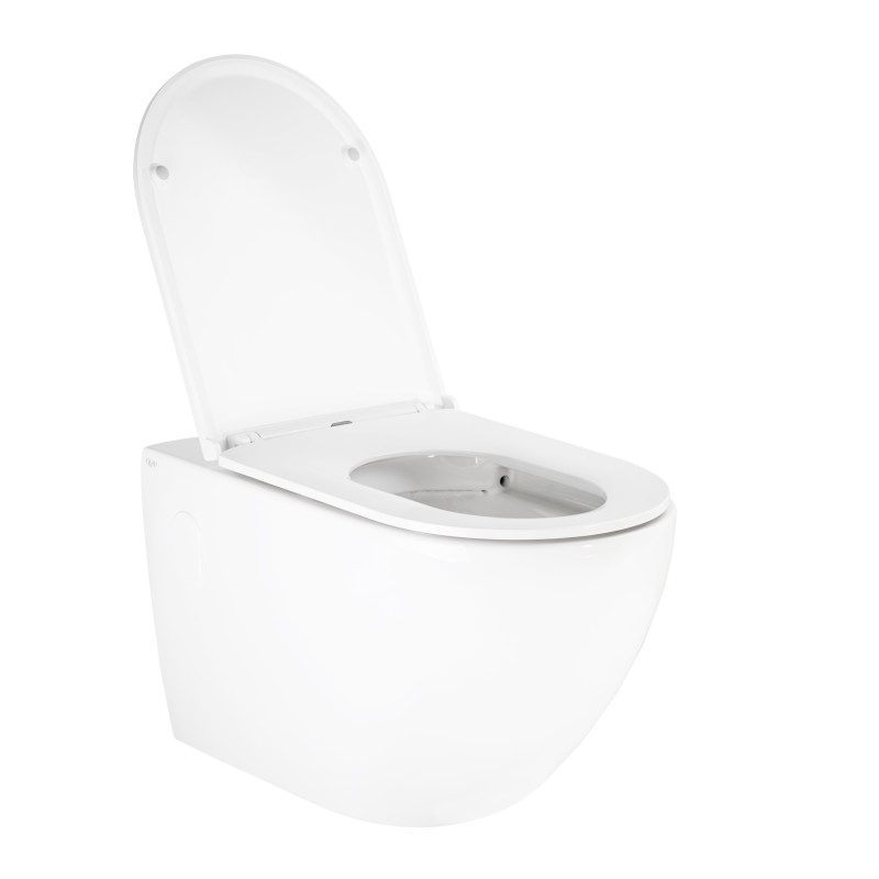 Qtap Унітаз підвісний Robin безобідковий з сидінням Soft-close QT13332141ERW
