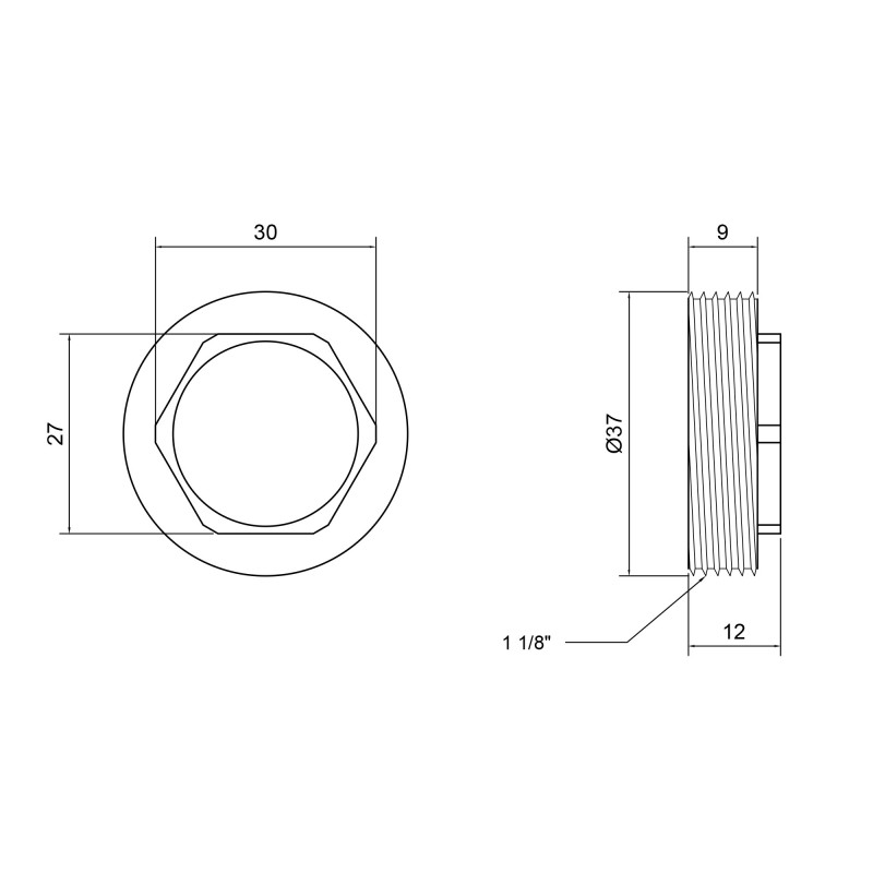 Lidz Гайка для змішувача Repair D-35 LDREP3534773