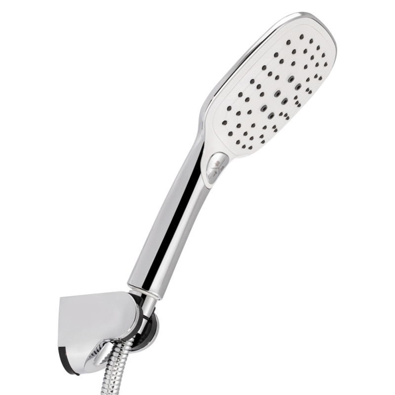 Qtap Змішувач для ванни Grand з поворотним виливом (з душовим гарнітуром) QTGRACRM005 Chrome