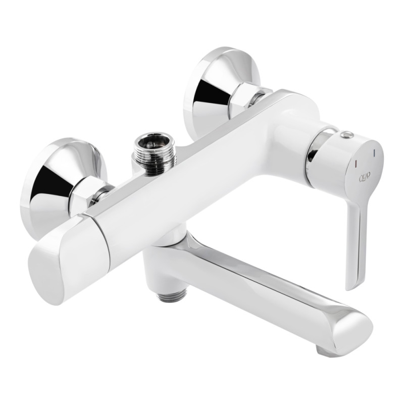 Qtap Душова система універсальна Grand на три споживача (з виливом) QTGRAWCR1004 Chrome/White