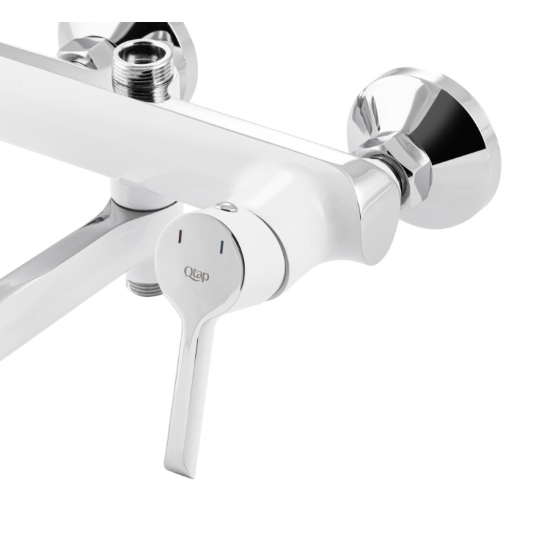 Qtap Душова система універсальна Grand на три споживача (з виливом) QTGRAWCR1004 Chrome/White