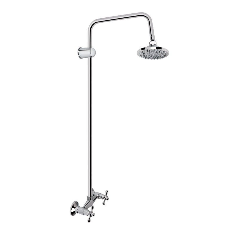 Lidz Душова система для кабіни Lamb 1361 двохвентильний на одного споживача LDLAM1361CRM35072 Chrome