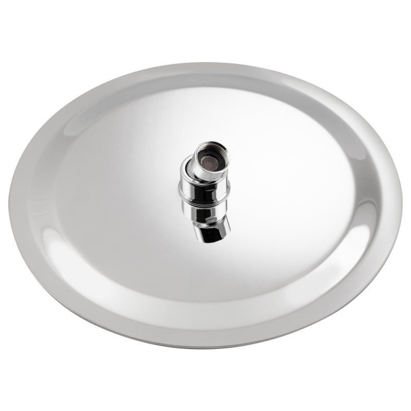 Qtap Душова система універсальна Sloup на три споживача (з виливом) з полицею QTSL51105OGC Chrome