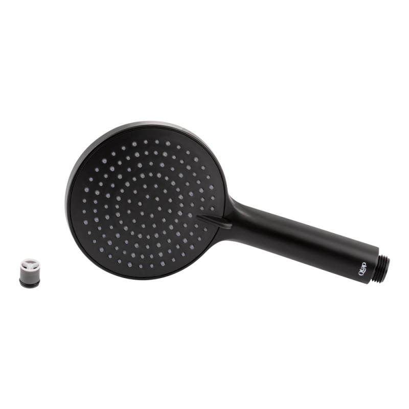 Qtap Лійка для ручного душу Rucni 115 мм округла QTRUCA116O3PBB Black Matt