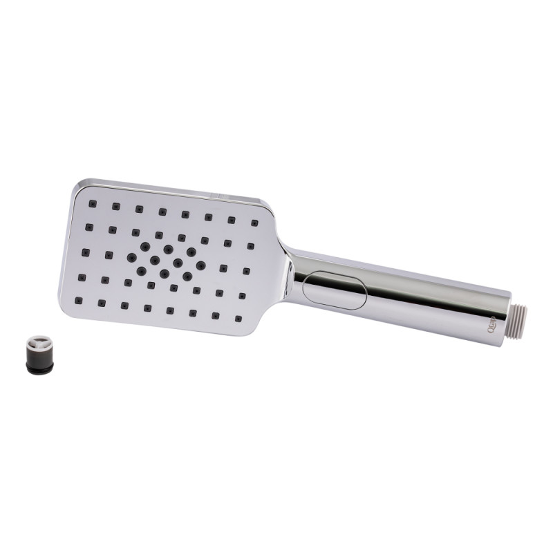 Qtap Лійка для ручного душу Rucni 120х80 мм прямокутна QTRUCA121N3KCC Chrome