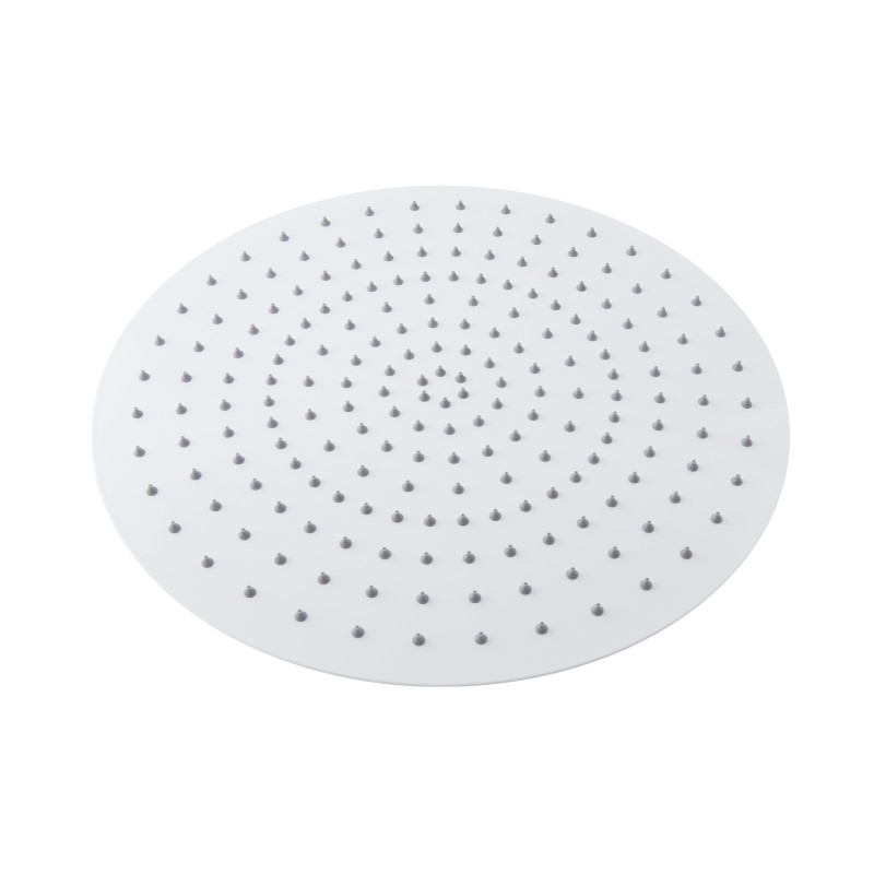 Qtap Лійка для верхнього душу Hlavova 400 мм округла QTHLAS400O1ZWW White