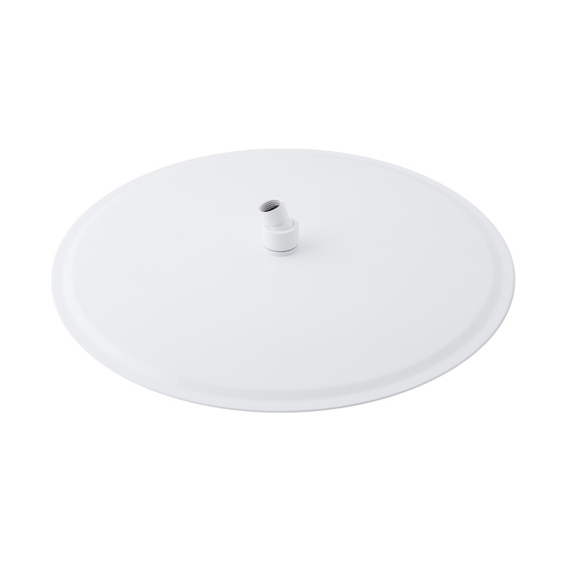 Qtap Лійка для верхнього душу Hlavova 400 мм округла QTHLAS400O1ZWW White