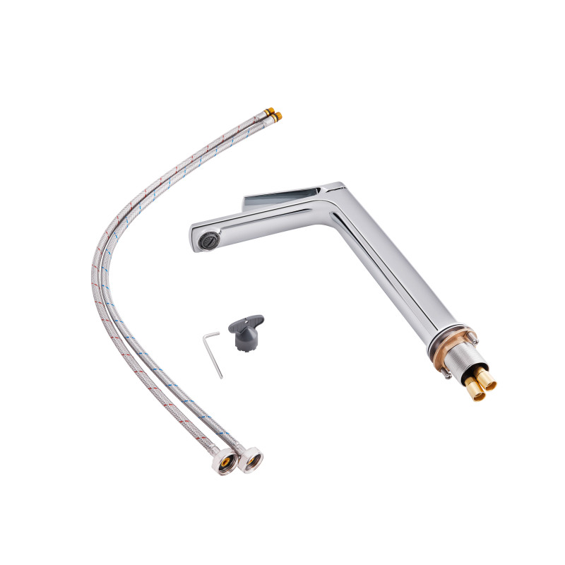 Qtap Змішувач для раковини Slavonice високий QTSLV10H42103C Chrome