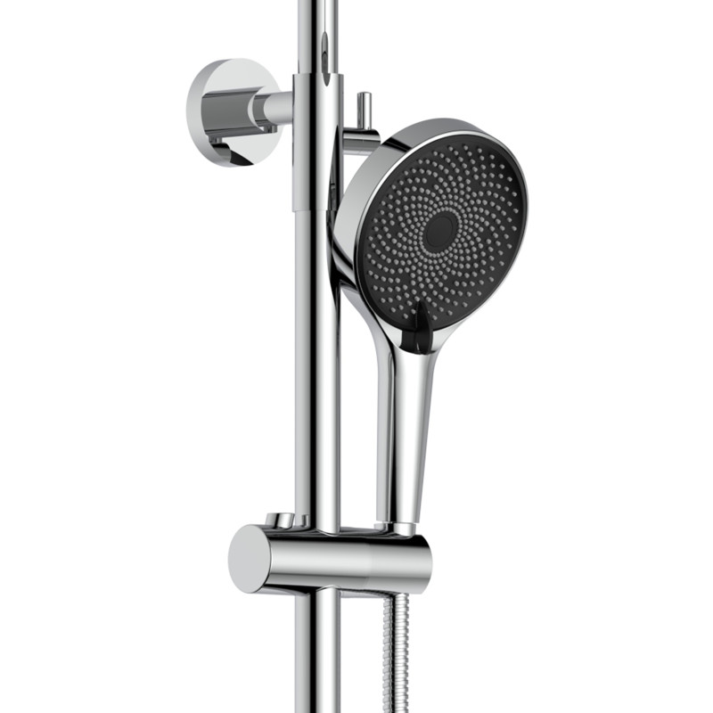 Qtap Душова система універсальна Sloup на два споживача QT57103OC Chrome