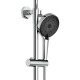 Qtap Душова система універсальна Sloup на два споживача QT57103OC Chrome