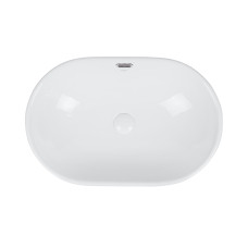 Qtap Раковина Leo 590x400x170 White з донним клапаном QT11114028W