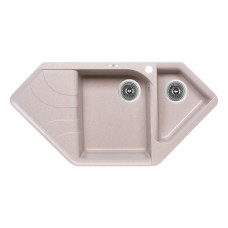 Lidz Кухонна мийка з додатковою чашею 1000x500/225 COL-06 (LIDZCOL061000500225)