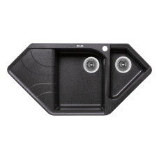 Lidz Кухонна мийка з додатковою чашею 1000x500/225 GRF-13 (LIDZGRF131000500225)