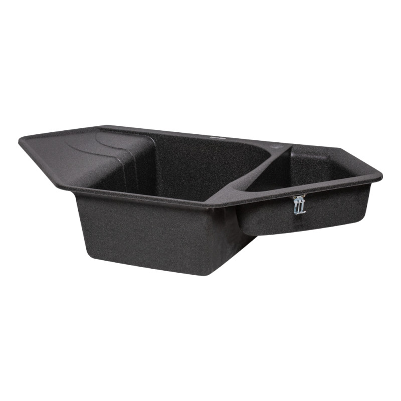 Lidz Кухонна мийка з додатковою чашею 1000x500/225 GRF-13 (LIDZGRF131000500225)