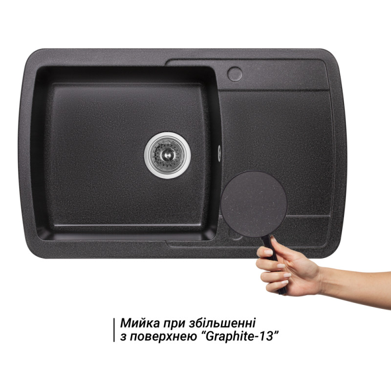 Lidz Кухонна мийка 770х490/200 GRF-13 (LIDZGRF13770490200)
