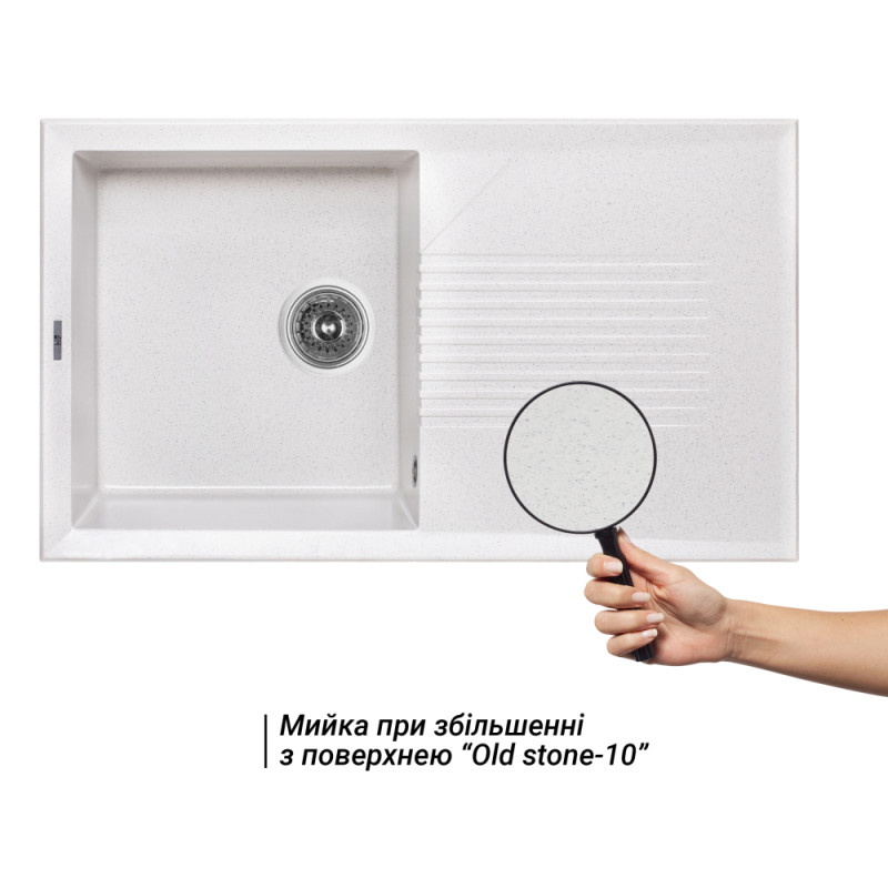 Lidz Кухонна мийка 860х500/240 STO-10 (LIDZSTO10860500240)