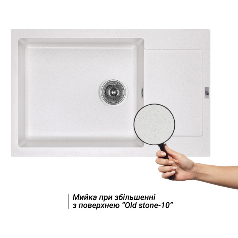 Lidz Кухонна мийка 781x510/200 STO-10 (LIDZSTO10781510200)