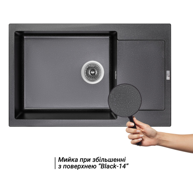 Lidz Кухонна мийка 781x510/200 BLM-14 (LIDZBLM14781510200)