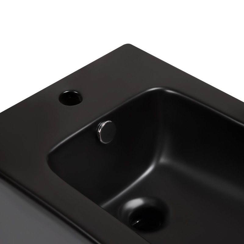 Qtap Біде підлогове Scorpio 530x360x395 Matt black QT14441003CMB