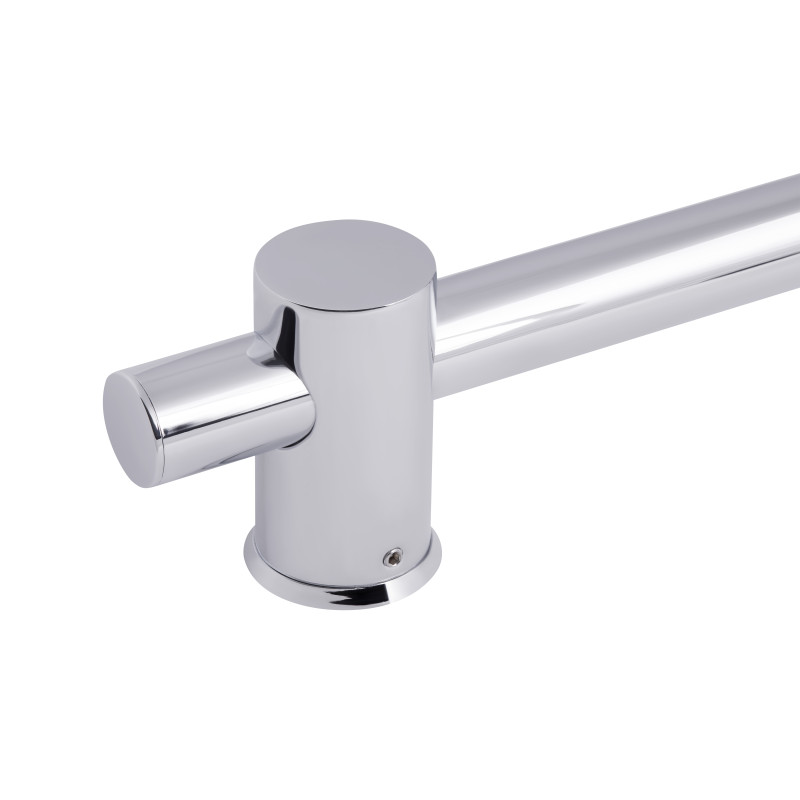 Qtap Душова стійка з тримачем універсальна Lepit 665 мм округла QTLEP82103OC Chrome