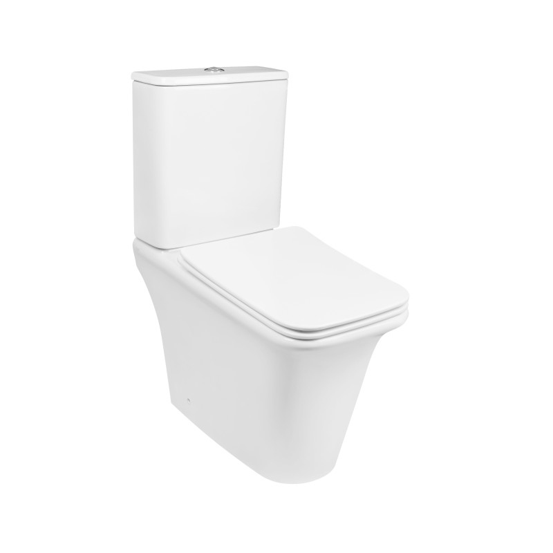 Qtap Унітаз-компакт Kalao безобідковий з сідінням Soft-close QT08221213AW