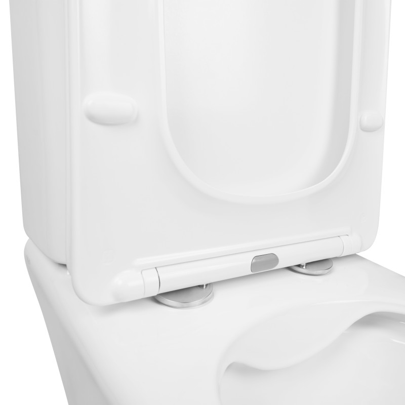 Qtap Унітаз-компакт Kalao безобідковий з сідінням Soft-close QT08221213AW