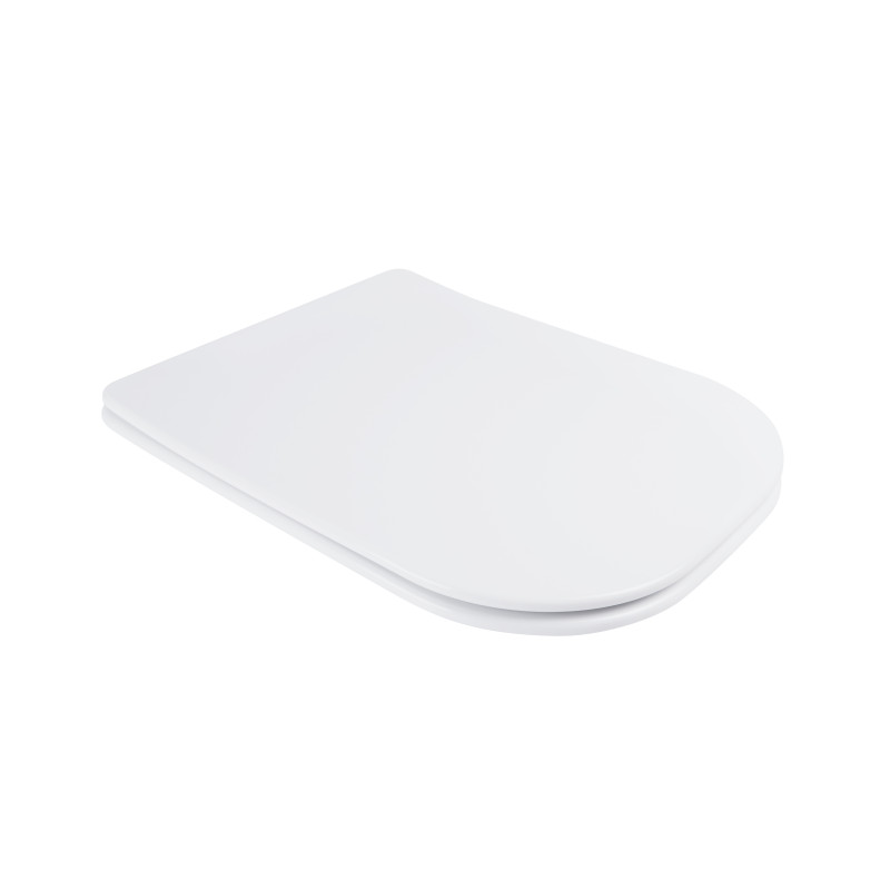 Qtap Унітаз-компакт Nando безобідковий з сидінням Soft-close QT12221222AW