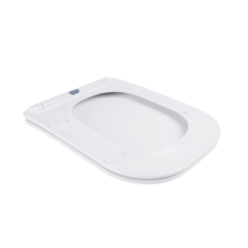 Qtap Унітаз-компакт Nando безобідковий з сидінням Soft-close QT12221222AW