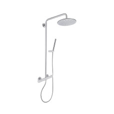 Qtap Душова система універсальна Brno термостатична на два споживача QTBRN5769103ONC Chrome