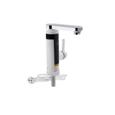 Lidz  Проточний кран-водонагрівач кухонний для кухні Warm 061 LDWAR061WCR35431 White / Chrome