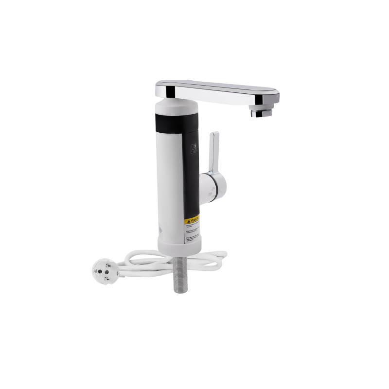 Lidz  Проточний кран-водонагрівач кухонний для кухні Warm 061 LDWAR061WCR35431 White / Chrome