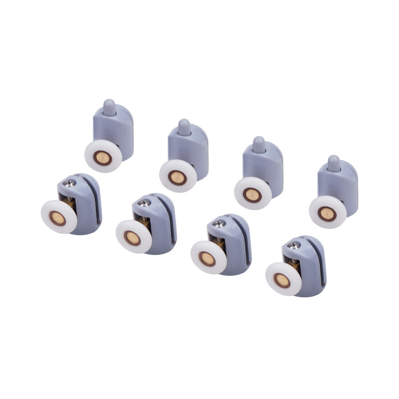 Lidz Комплект одинарних роликів Rolki SAT.SINGLE.23.4 для скла 4 мм