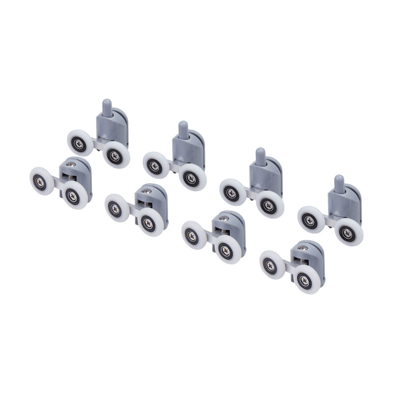 Lidz Комплект подвійних роликів Rolki SAT.DOUBLE.23.4 для скла 4 мм