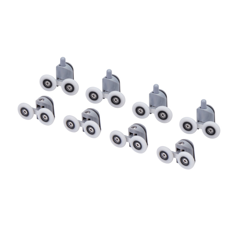 Lidz Комплект подвійних роликів Rolki SAT.DOUBLE.25.5 для скла 5 мм