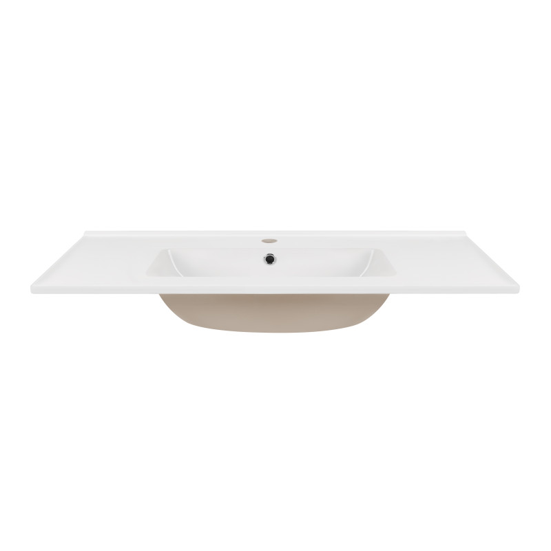 Qtap Раковина Albatross E49 1000х490х200 White з донним клапаном QT01119100E49W