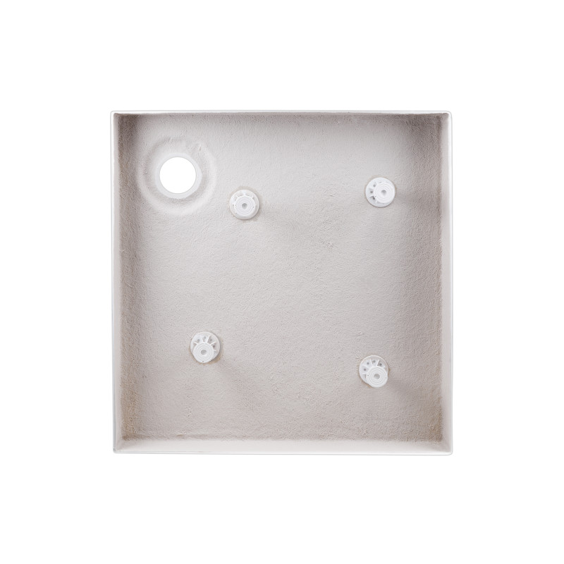 Qtap Душовий піддон Tern 308812C 80x80x12 см + сифон