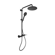 Qtap Душова система універсальна Scorpio на два споживача QTSCO51105OGB Black Matt